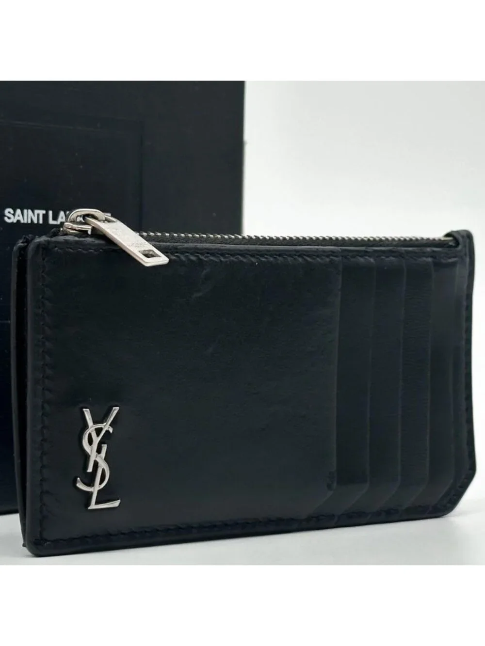 ★SOLD★ Saint Laurent Cassandra Fragment Case Coin Purse Card - Picture 10 of 10